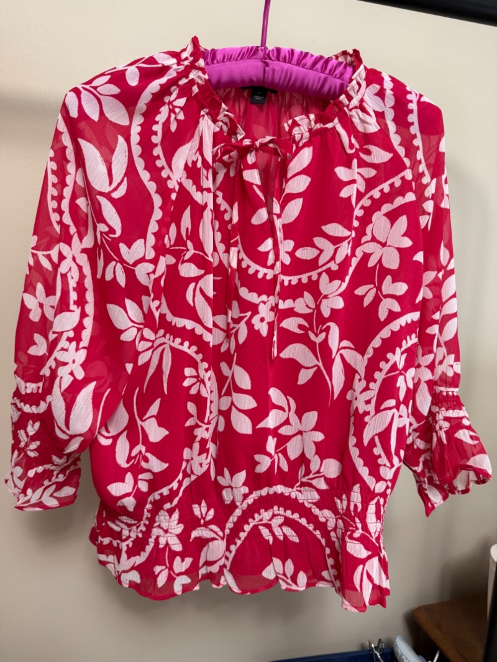 Ann Taylor Floral Blouse